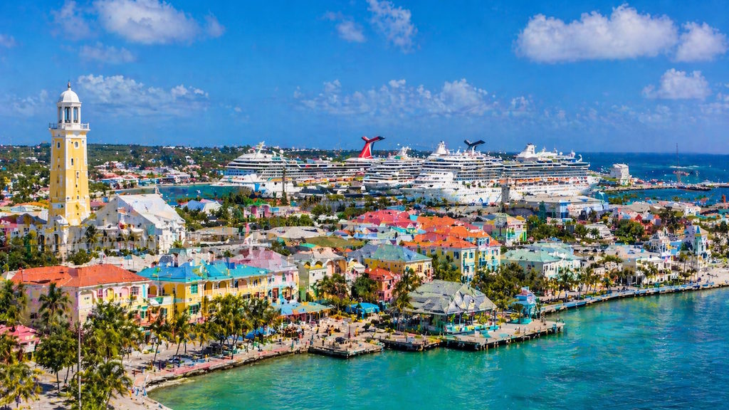 Winter cruise ports in the Caribbean — Nassau harbour