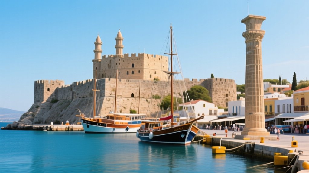 rhodes cruise port information